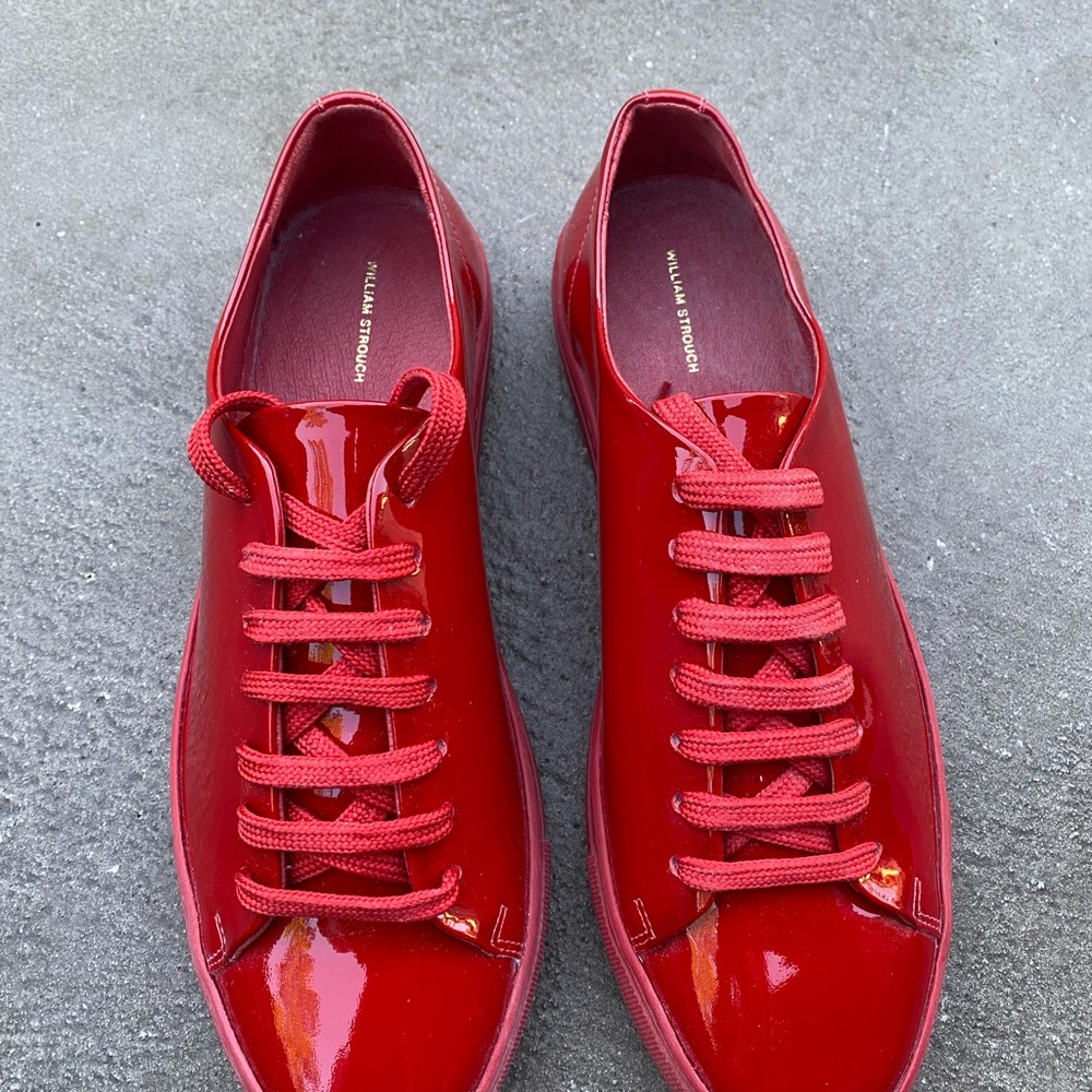 Piano Red Sneakers by William Strouch - Size 9 Men’s